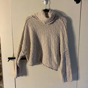FREE PEOPLE Cowl Neck Ivory Sweater